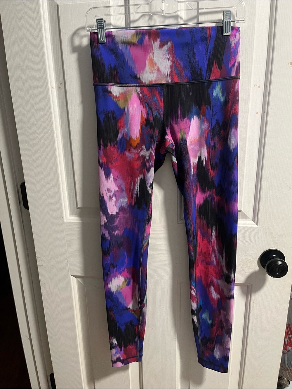 🍋🦄 LIKE NEW Lululemon Digital Current Pink Wunder Train HR 28” Tight - Sz 8